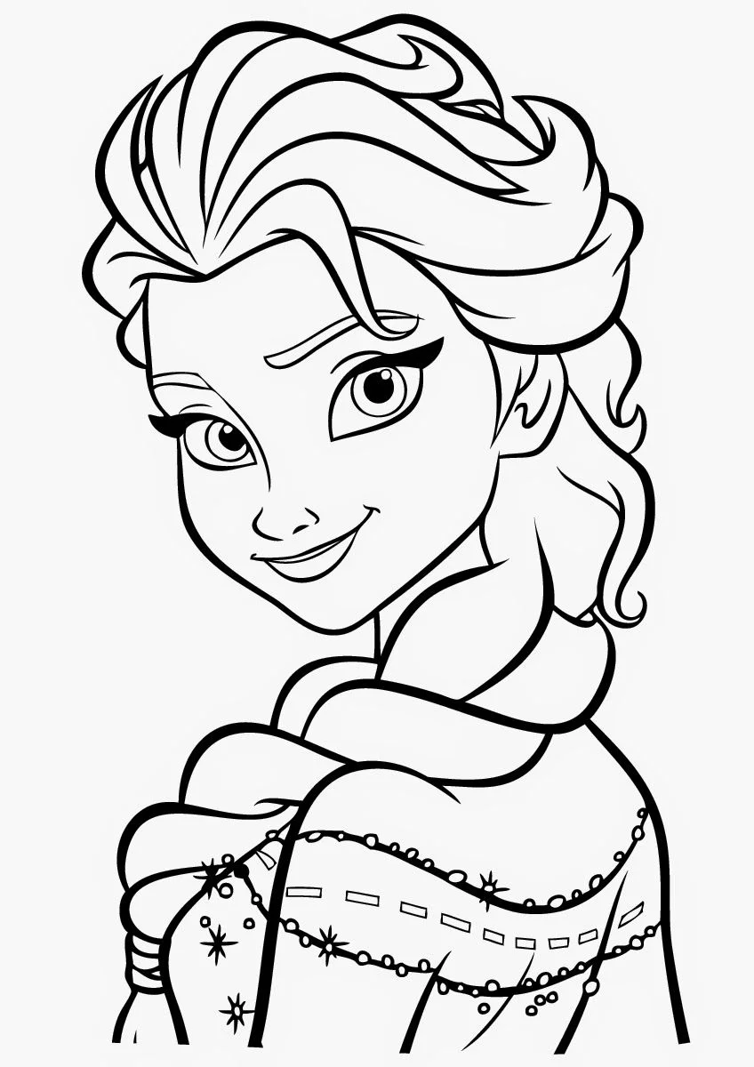 Top tranh tô màu công chúa Elsa và Anna tuyệt đẹp  Phú Long Blog